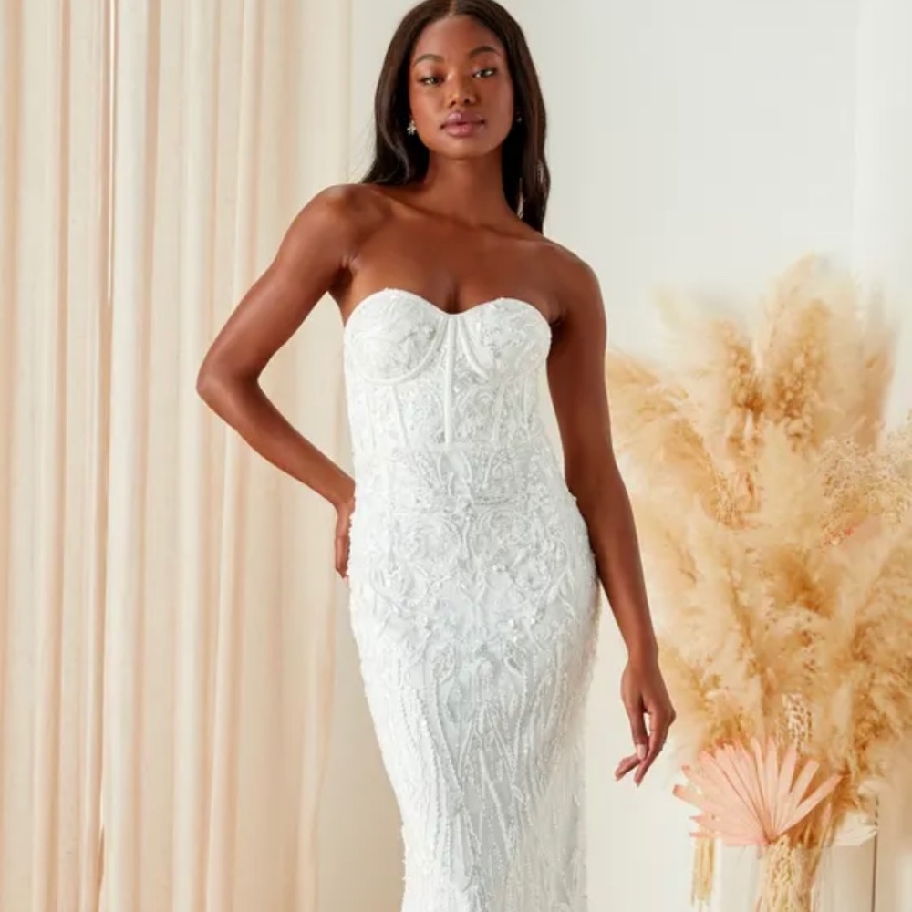 Profound Romance strapless maxi dress